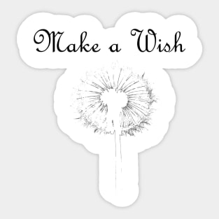 Wish dandelion Sticker